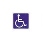 Enseigne symbole fauteuil roulant