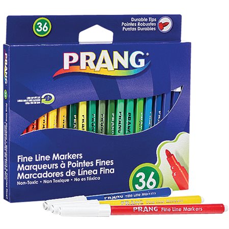 Fine Line Markers package of 36