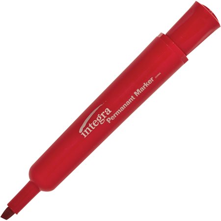 Integra Permanent Markers Box of 12 red