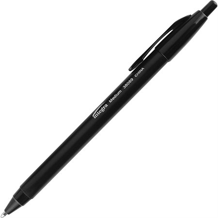 Retractable Ballpoint Pens black