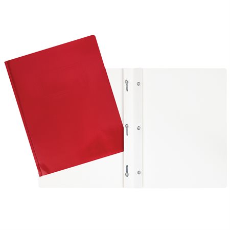 Couverture de présentation rouge