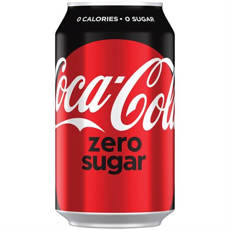 Boissons gazéifiées 355 ml. Coke Zéro