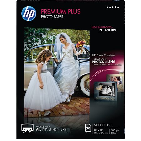 Premium Plus Photo Paper letter pkg 50