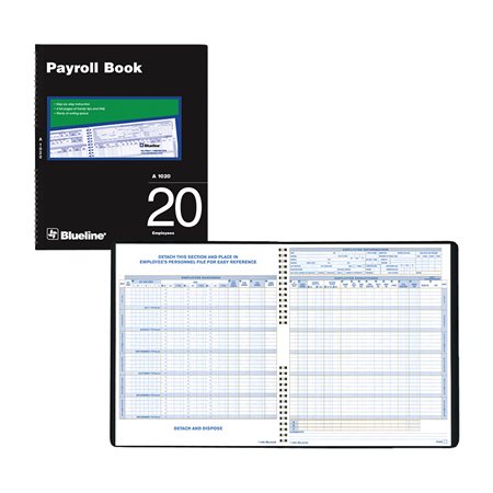 Payroll Book for 20 employees