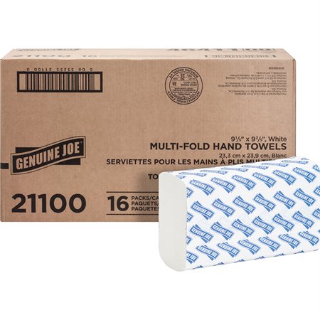 Paper Towels Mulifold, 9.2 x 9.4 in. 250 towels (box 16)