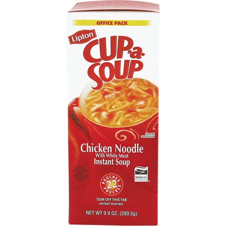 Cup-a-Soup Instant Soup Package of 22 chicken noodle