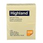 Highland™ Self-Adhesive Notes Yellow 3 x 5 in.
