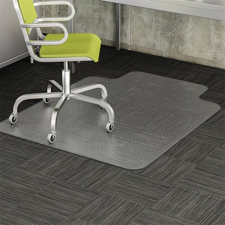 Duramat® Chair Mat With 25 x 12” lip. Studded 45 x 53"