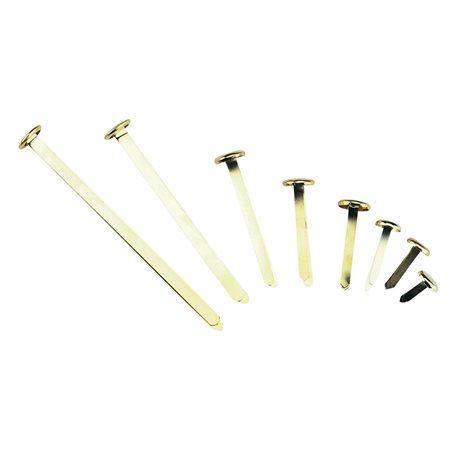 Fasteners Brass-plated white metal 1 / 2”