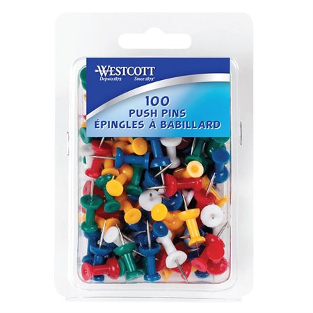 Push Pins assorted colours