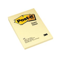 Post-it® Self-Adhesive Notes Plain 4 x 6 in. (1)