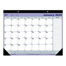 Monthly Desk Pad Calendar (2024) 21-1/4 x 16 in. English