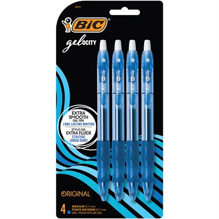 Gel-Ocity™ Original Retractable Rollerball Pens Package of 4 blue