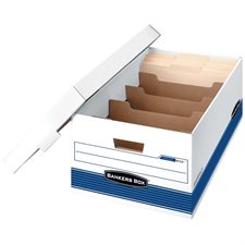Boîte d'entreposage Stor/File™ DividerBox™ Format légal. 15 x 24 x 10"H 5 compartiments.