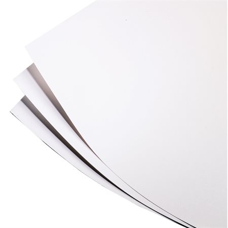 Carton blanc Couleur Index. 220M. 22-1 / 2 x 35".