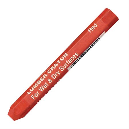 Lumber Crayon red