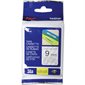 P-Touch TZe Printing Tape Cassette 9 mm black on clear