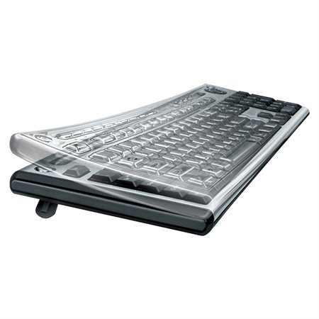 Protège-clavier en acrylique transparent et robuste fabriqué sur mesure  pour les claviers EZSee à gros caractères (clavier non inclus).