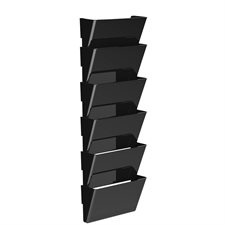 Wall Files Set of 6 files, legal size. black