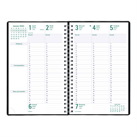 5-day Timanager® Weekly Diary (2025) French