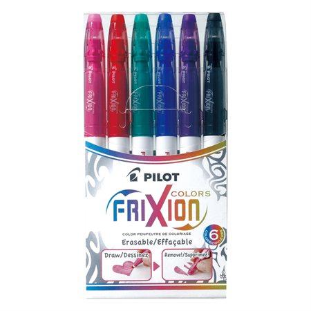 FriXion® Erasable Colouring Markers pkg 6