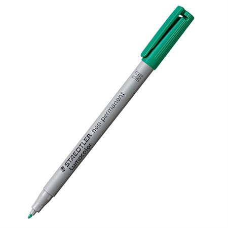 Lumocolor® Non Permanent Marker Medium tip, 1.0 mm. green