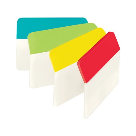 Post-it® Angled Self-Adhesive Tabs primary colours