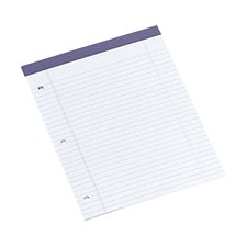 Perf-Perfect® Figuring Pad Letter size (8-1/2 x 11-3/4 in.) ruled 11/32, 3-hole punched