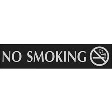 Century Identification Sign English No Smoking