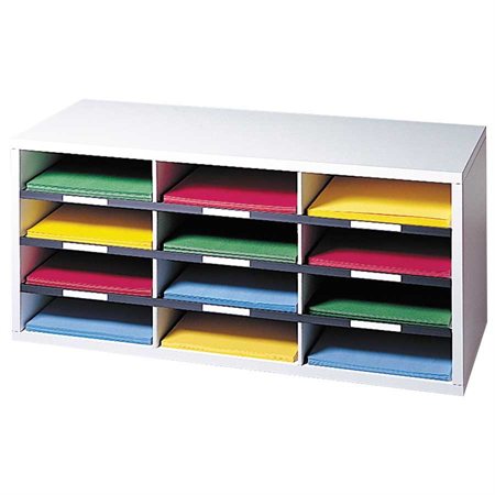 Literature  / Mail Sorter 12 compartments, 29 x 11-7 / 8 x 12-15 / 16"H