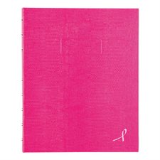 Pink Ribbon Notebook bright pink