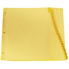 Printed Dividers Legal, 4-hole punched 1-31