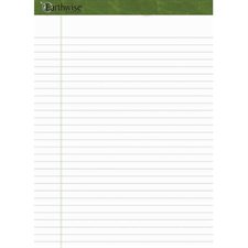 Earthwise™ Recycled Ruled Sheet Pad 8-1/2 x 11 in. (pkg 4)