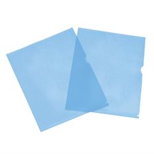 Chemise-pochette pour projet Paquet de 10 bleu