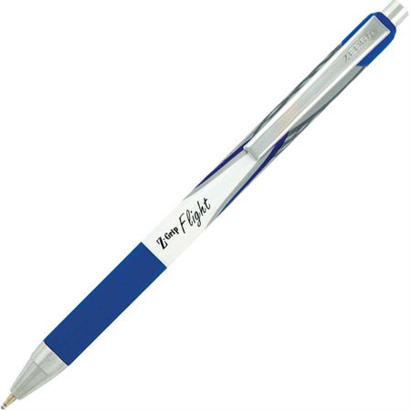 Z-Grip Flight Retractable Ballpoint Pens Box of 12 blue