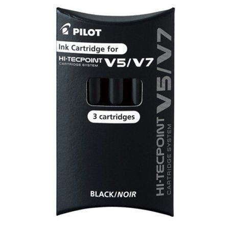 Recharge pour stylo Hi-TecPoint V5  / V7 noir