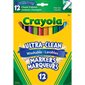 Ultra-Clean Washable Markers Fine tip classic colours - box of 12