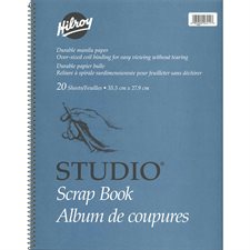 Hilroy Studio Scrapbook - 11 x 14 inch - 20 sheets
