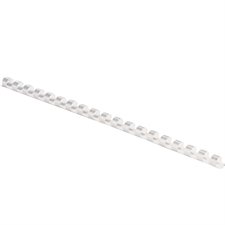 Binding Comb 1/4 in. Capacity of 2-20 sheets. white