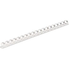 Binding Comb 1/2 in. Capacity of 56-90 sheets. white