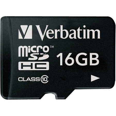 Carte mémoire micro SDHC 32 Go avec adaptateur SDHC - classe 10 sur