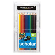 Crayons à colorier en bois Scholar™ boîte de 24