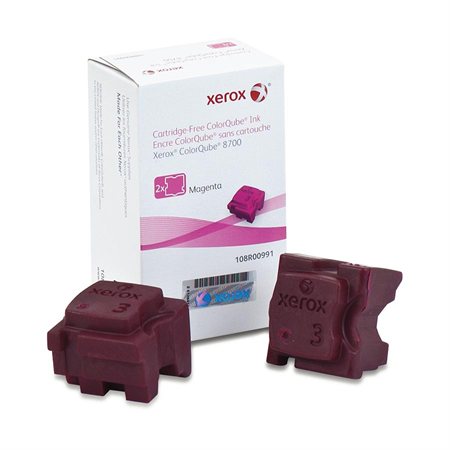 Cartridge-Free ColorQube® Ink Box of 2 sticks Magenta