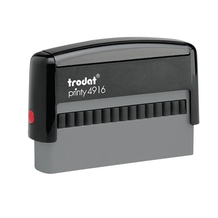 Printy Self-Inking Custom Stamp 4916 - 3 / 8" x 2 3 / 4" (2 lines)