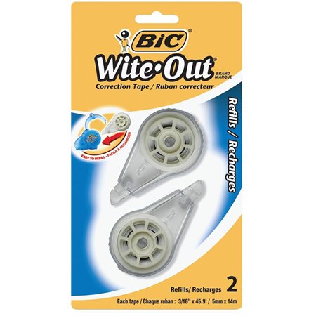 Wite-Out® EZ Refill Correction Tape Refill cartridge package of 2