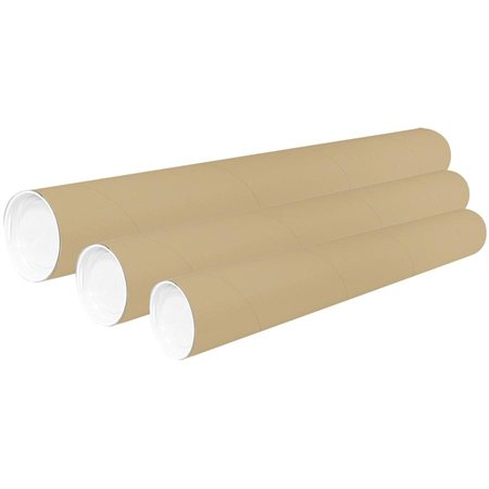 Mailing Tubes With End Cap 3 x 48"