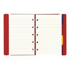 Filofax® Refillable Notebook Pocket size, 5-1/2 x 3-1/2" red