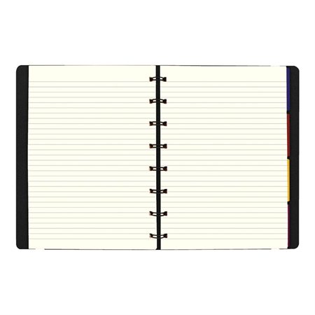 Filofax® Refillable Notebook Folio size, 10-7 / 8 x 8-1 / 2" black