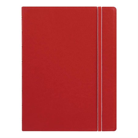 Filofax® Refillable Notebook Folio size, 10-7 / 8 x 8-1 / 2" red