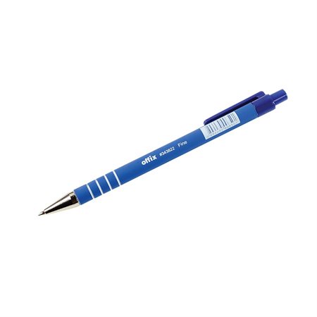 Offix® Retractable Ballpoint Pen Medium point blue